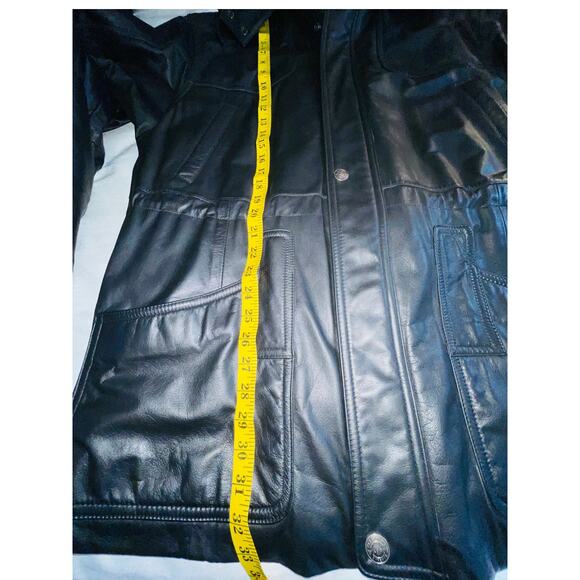 Wilsons Leather Coat w/ Hood & Thinsulate Insulation - Men's Size S - Picture 10 of 15